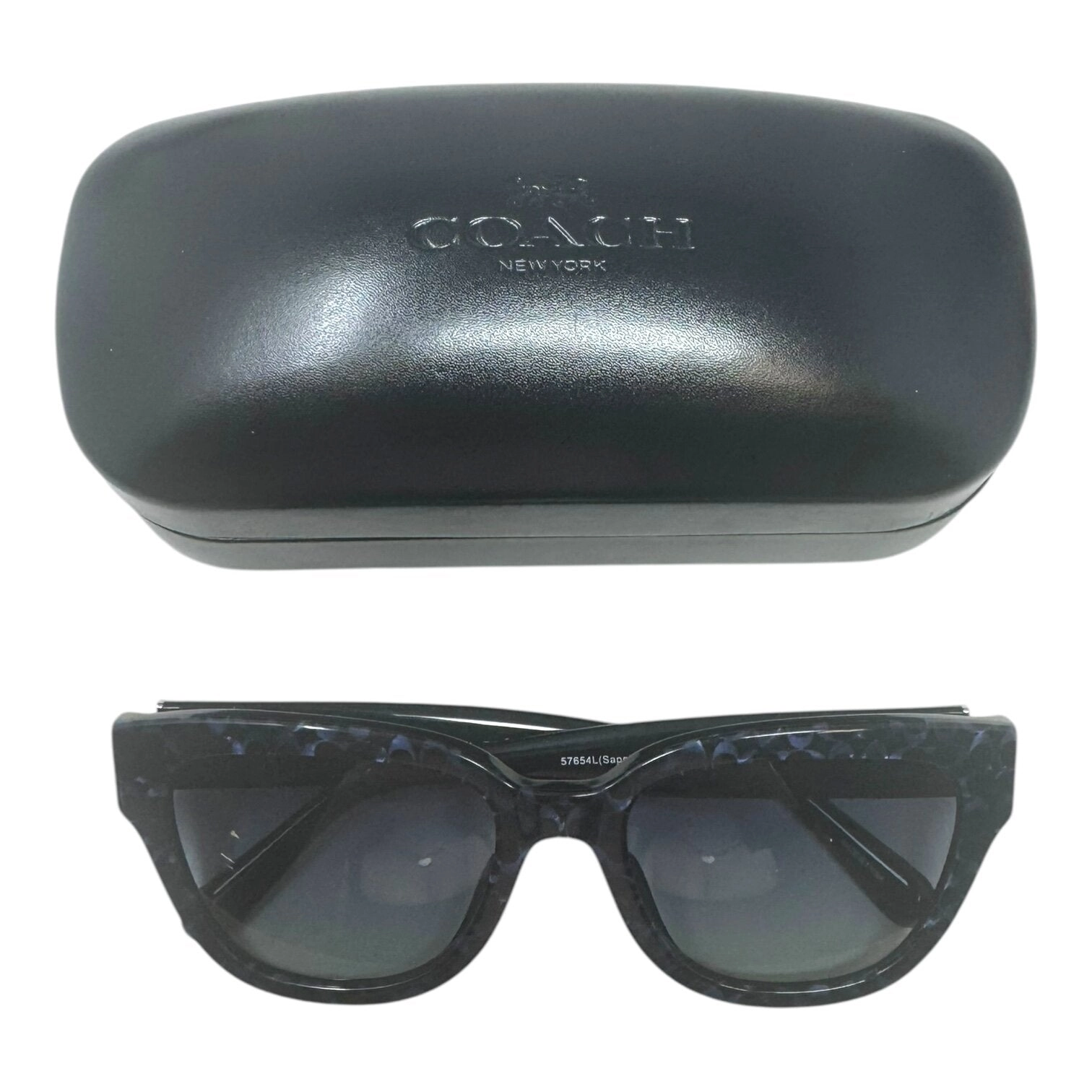 57645L Signature Sapphire Pearl Sunglasses Designer By Coach