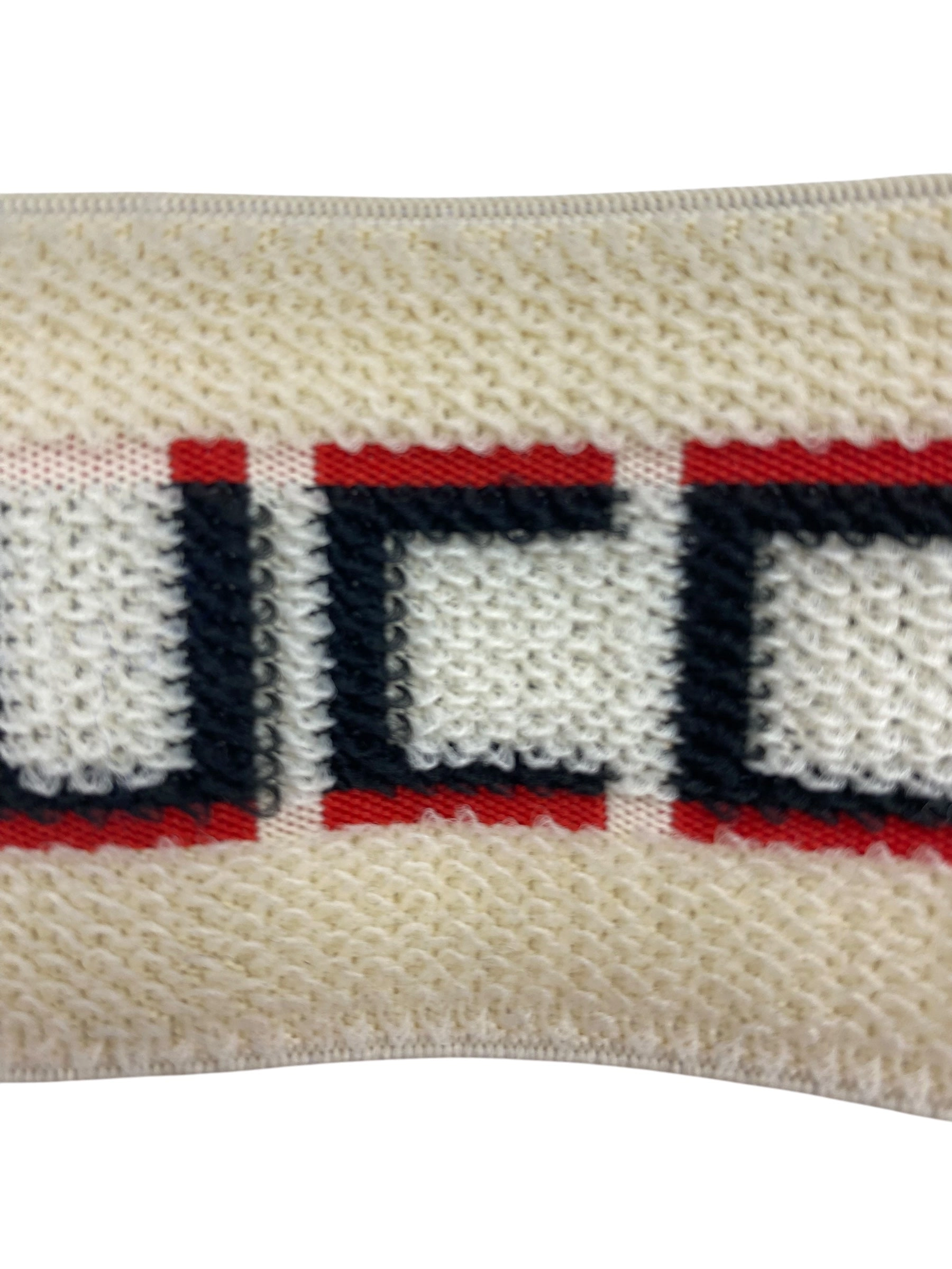 Accessory Luxury Designer Label By Gucci In Black & Cream