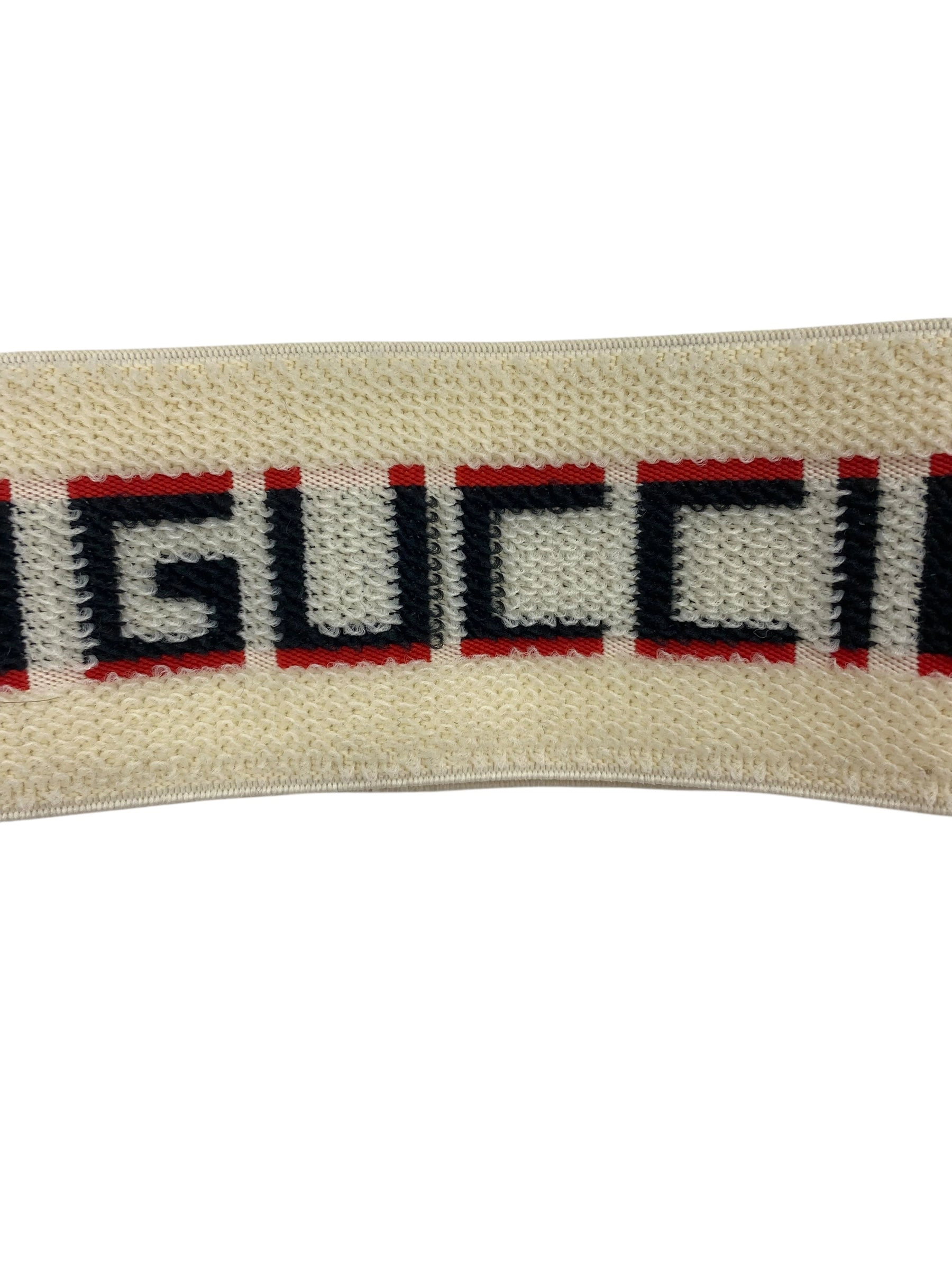 Accessory Luxury Designer Label By Gucci In Black & Cream