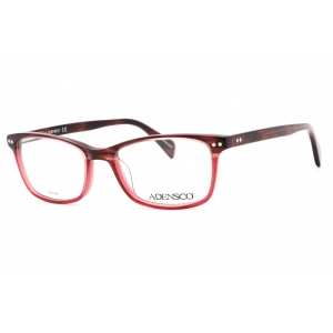 Adensco Women's Eyeglasses - Brown Havana Pink Rectangular Frame | AD 237 0S0R 00