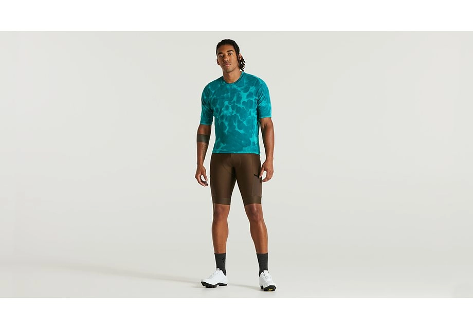 adv garment wash jersey ss men tropical teal m