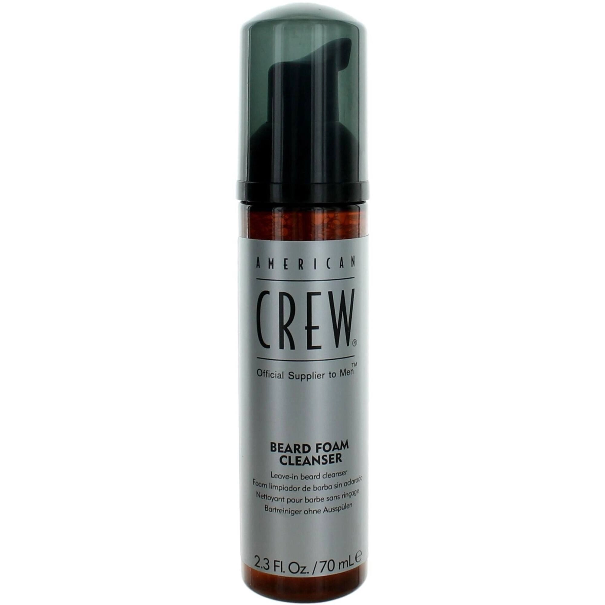 American Crew Men's Beard Foam Cleanser - Quick Absorbing and Easy-to-Use, 2.3 oz