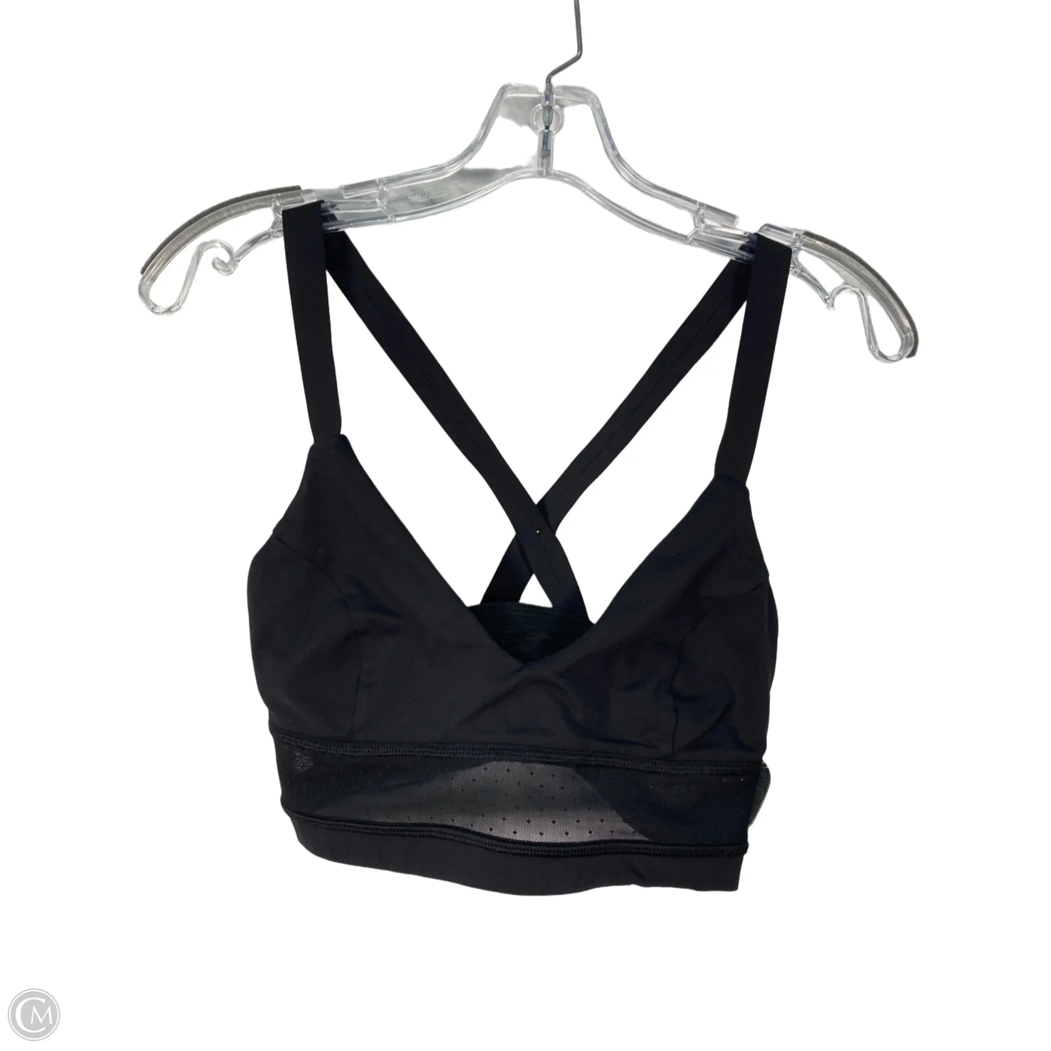 Athletic Bra By Lululemon In Black, Size: M
