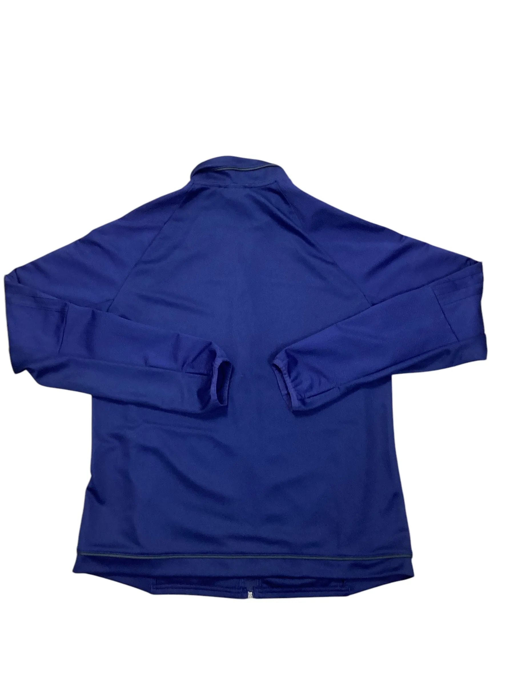 Athletic Jacket By Adidas In Navy, Size:L