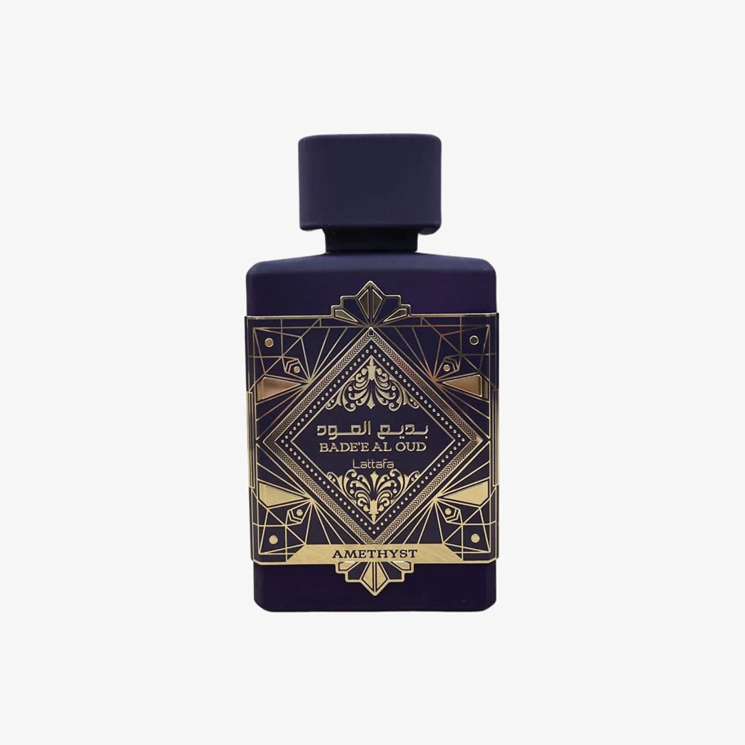 Bade'e Al Oud Amethyst by Lattafa Eau De Parfum Spray 3.4 oz