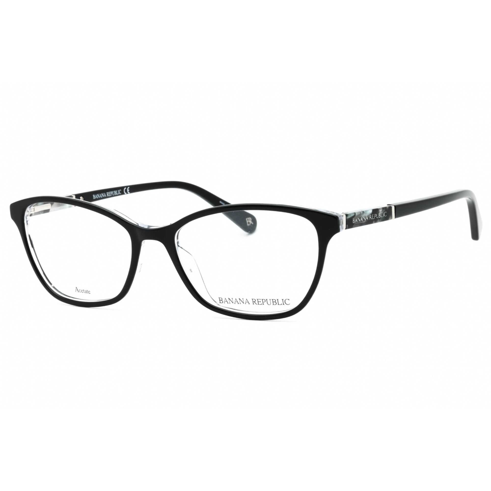 Banana Republic Women's Eyeglasses - 53mm Black Cat Eye Full Rim Frame | BREE 0807 00