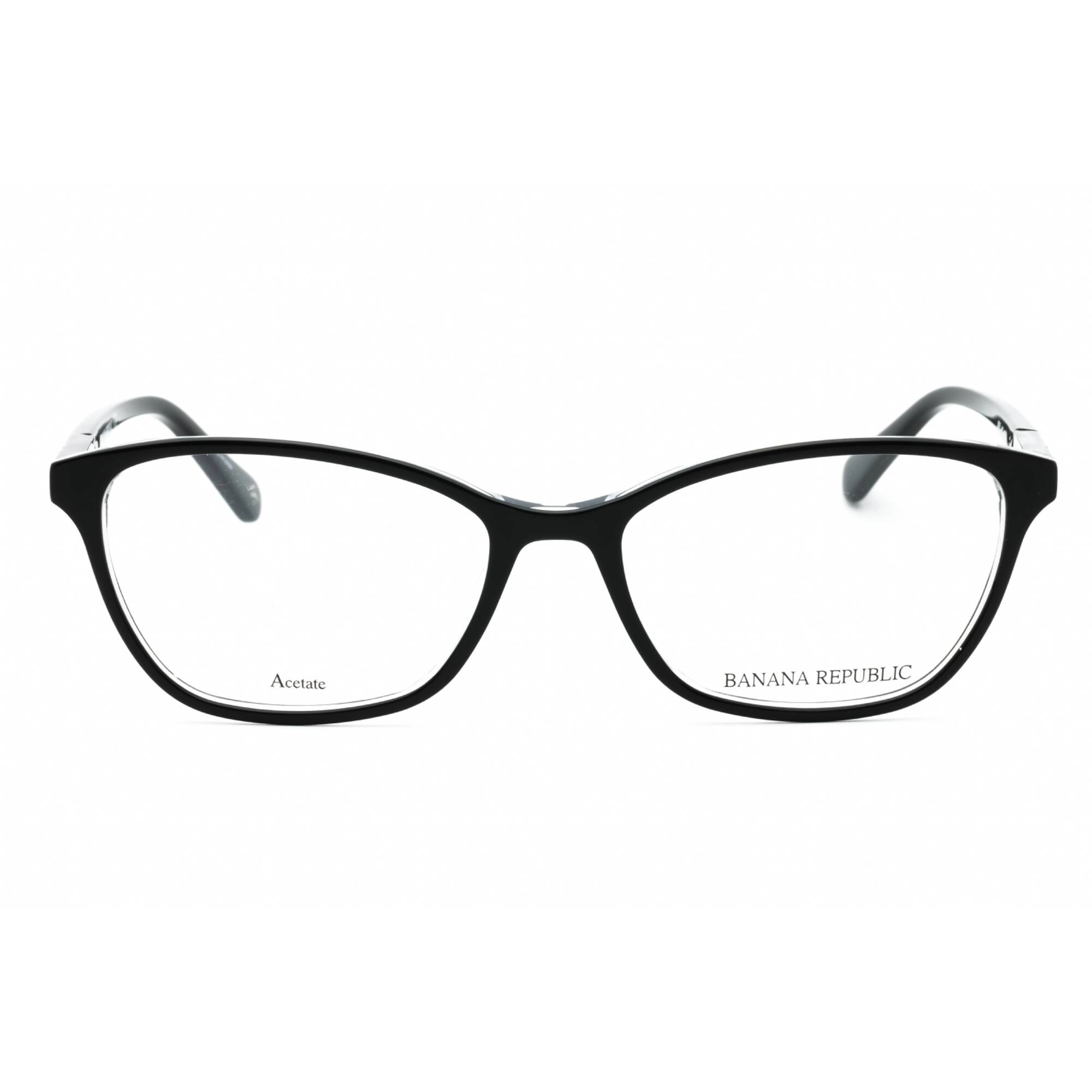 Banana Republic Women's Eyeglasses - 53mm Black Cat Eye Full Rim Frame | BREE 0807 00