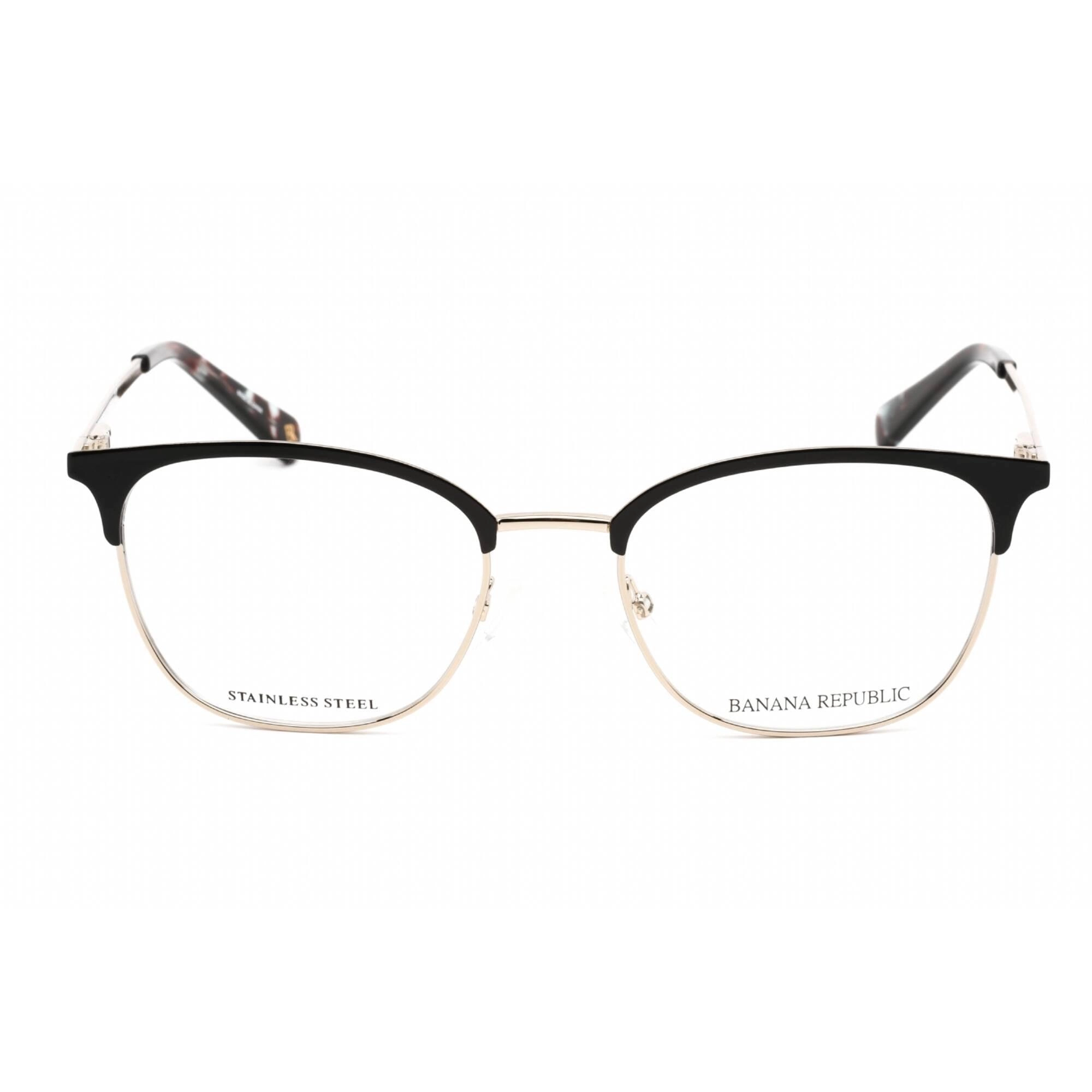 Banana Republic Women's Eyeglasses - Black and Gold Metal Frame | ISADORA 02M2 00