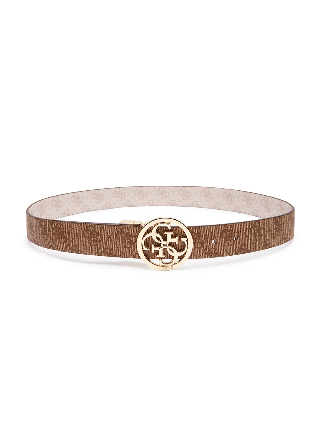 Beige Logo Aieta Belt