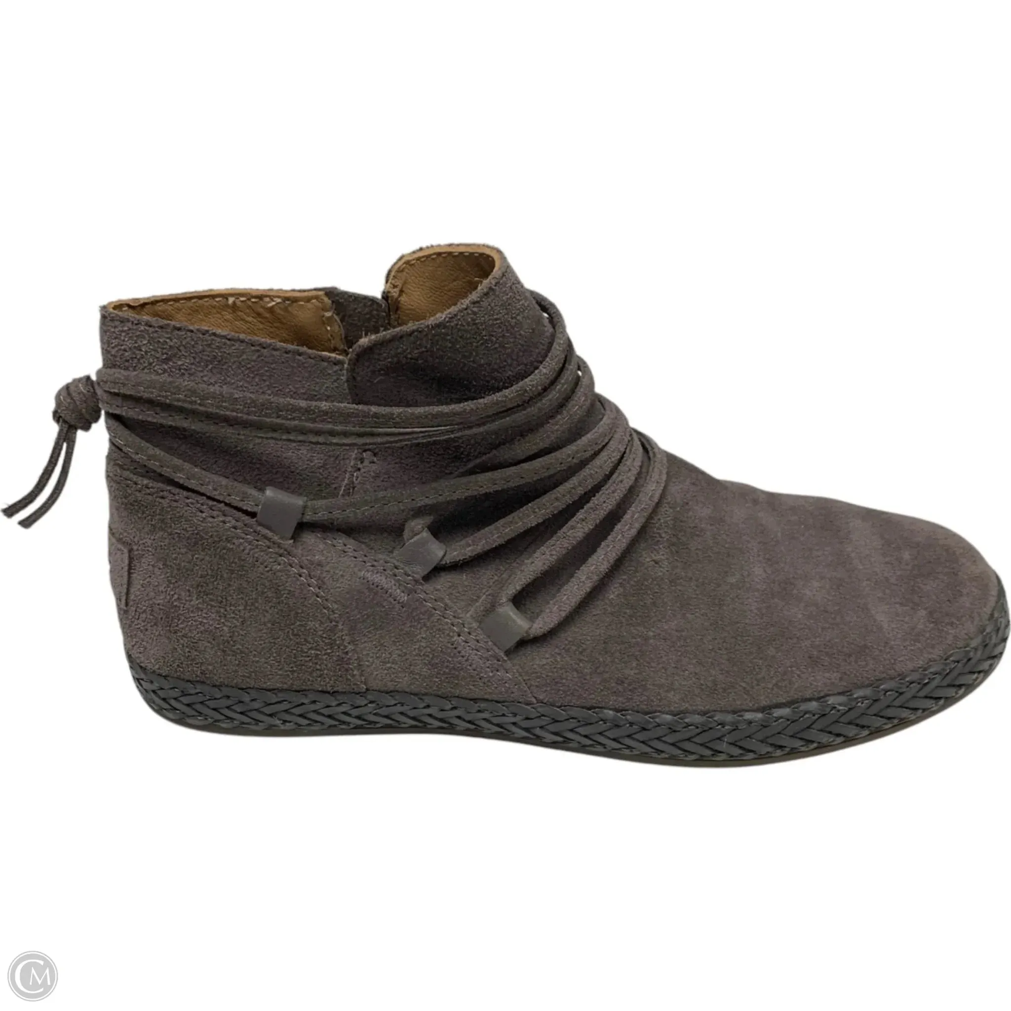 Boots Designer By Ugg In Grey, Size: 7.5