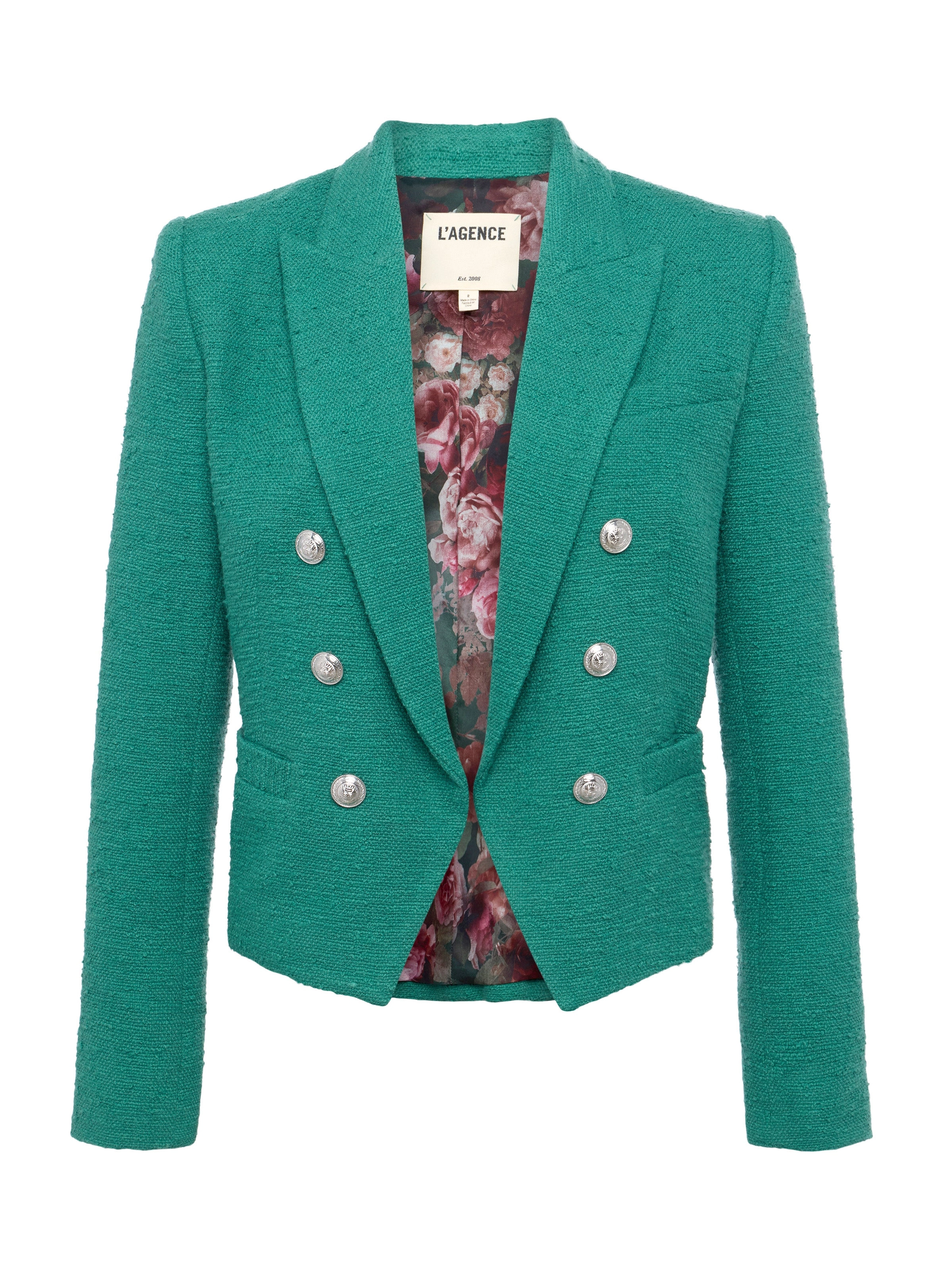 Brooke Open-Front Blazer