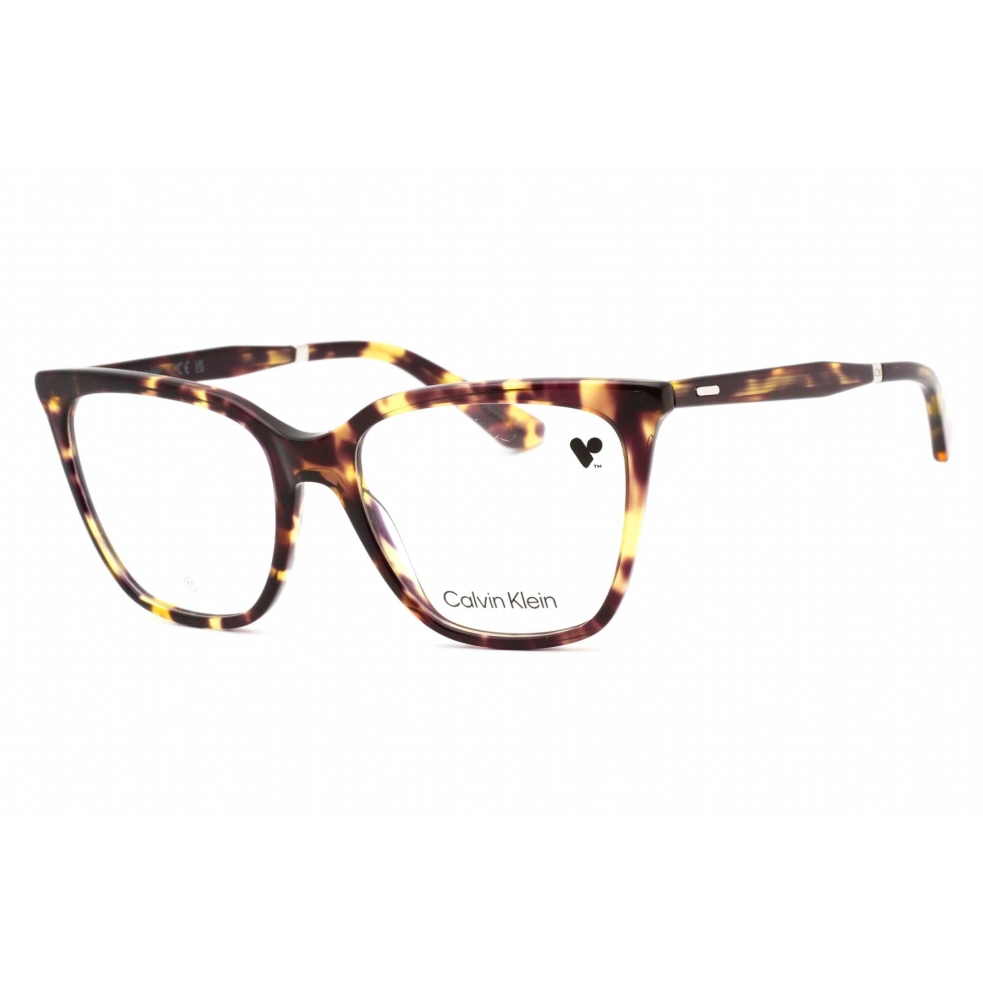 Calvin Klein Women's Eyeglasses - Violet Havana Plastic Full Rim Frame | CK23513 528