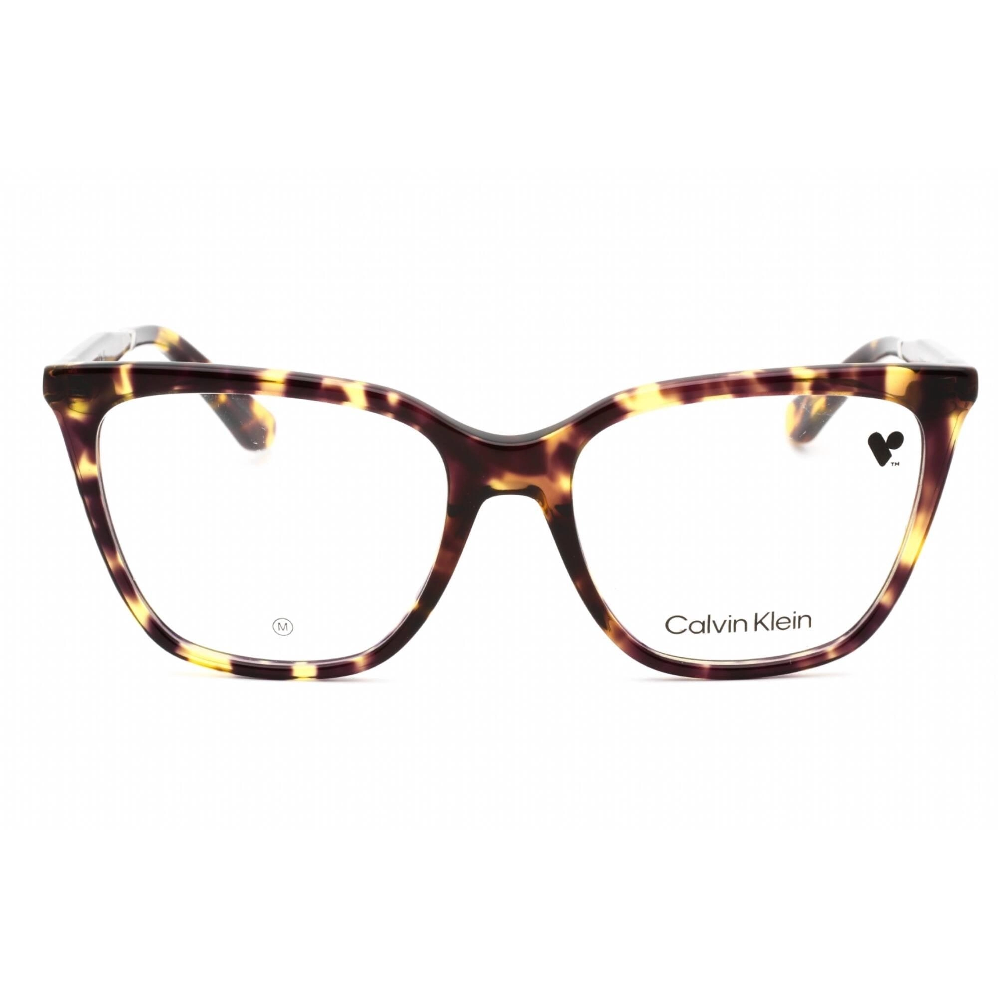 Calvin Klein Women's Eyeglasses - Violet Havana Plastic Full Rim Frame | CK23513 528