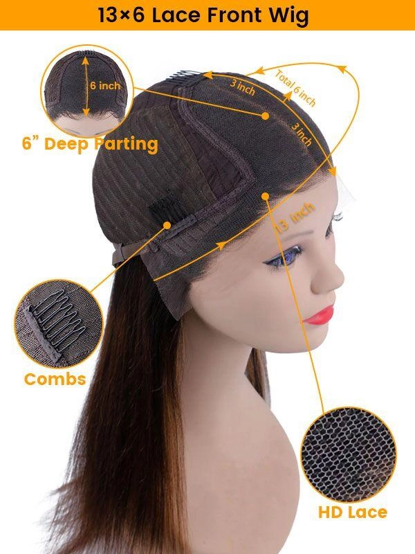 Chinalacewig Preplucked 13x6 Undetectable HD Lace Loose Wave  Human Hair Wigs CF231