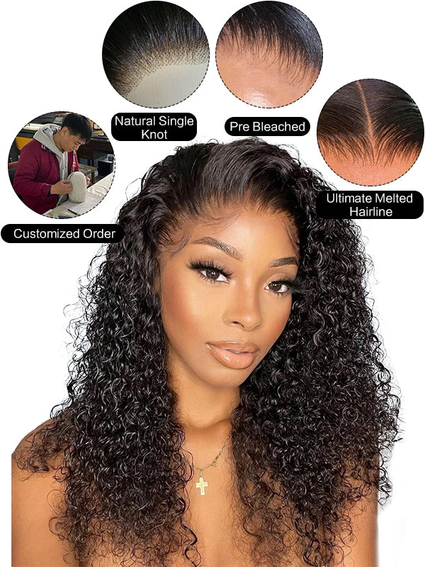 Chinalacewig Preplucked 13x6 Undetectable HD Lace Loose Wave  Human Hair Wigs CF231