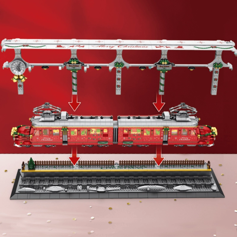 Christmas Train Set 2821pcs