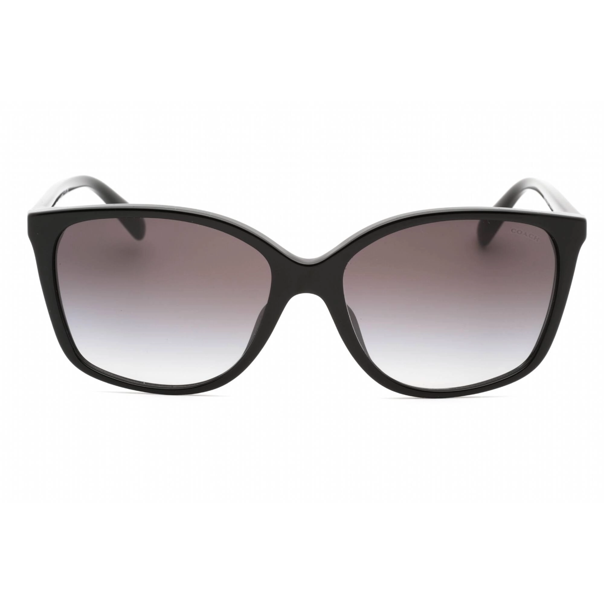 Coach Women's Sunglasses - Grey Gradient Lens Black Cat Eye Frame | 0HC8361U 50028G