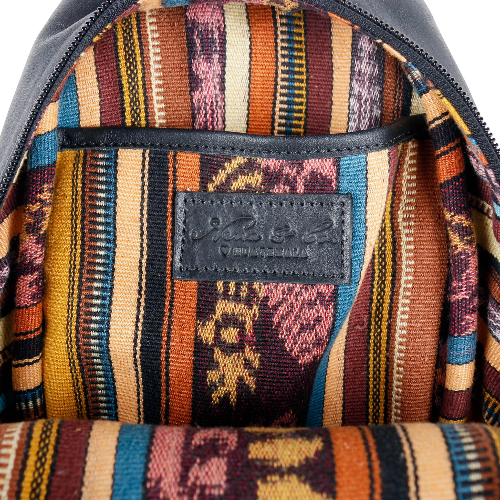 CROSSBODY SLING 2.0 - MEXICO TEXTILE - BLACK - NO. 15567