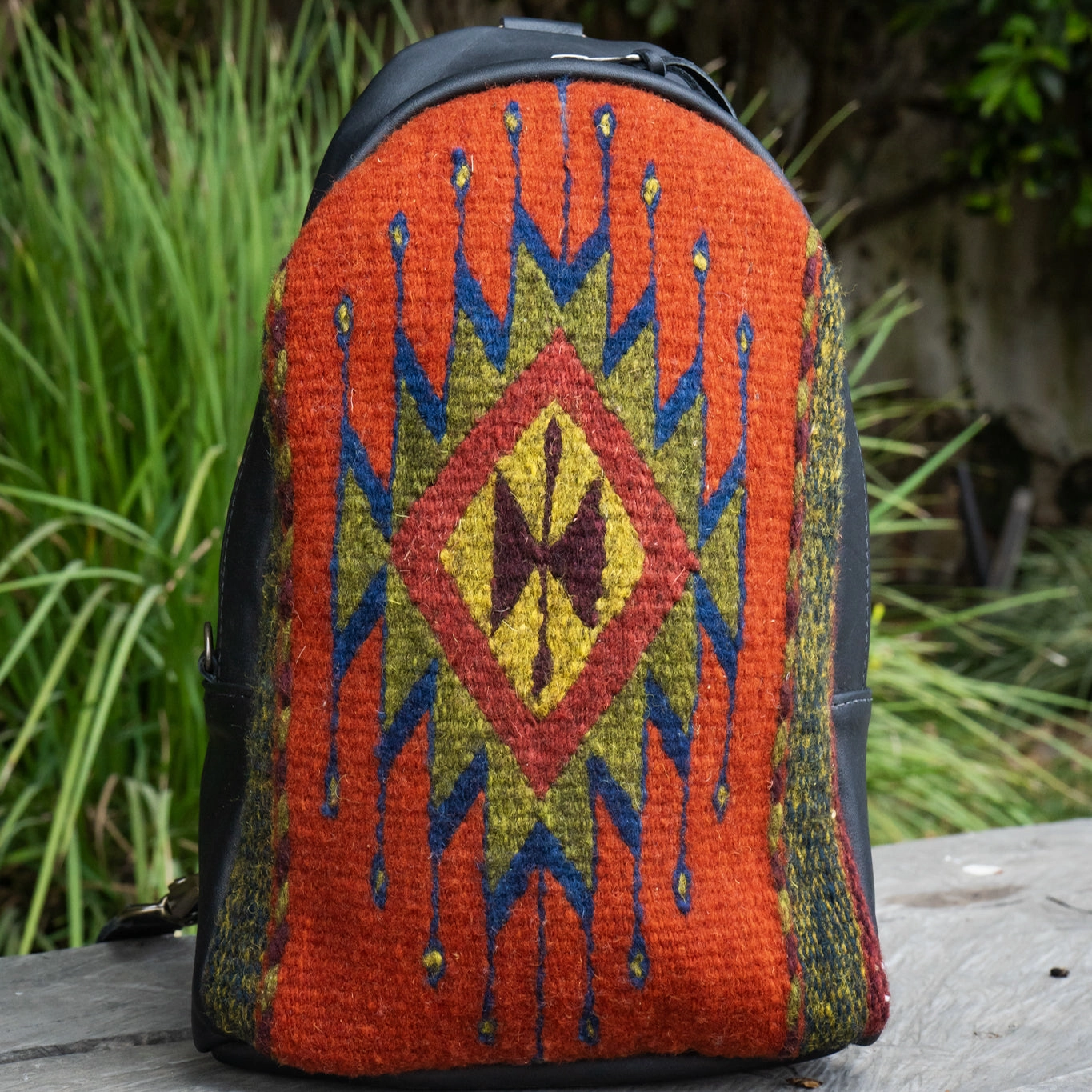 CROSSBODY SLING 2.0 - MEXICO TEXTILE - BLACK - NO. 15567