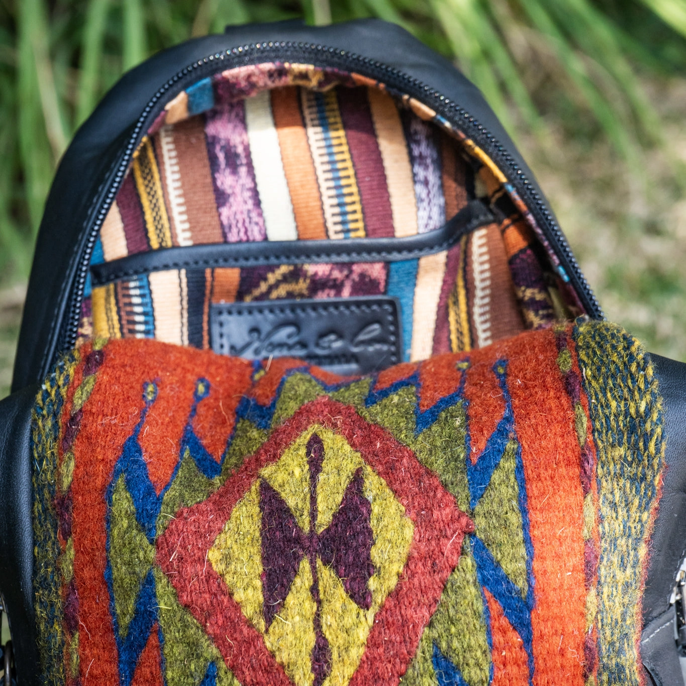 CROSSBODY SLING 2.0 - MEXICO TEXTILE - BLACK - NO. 15567