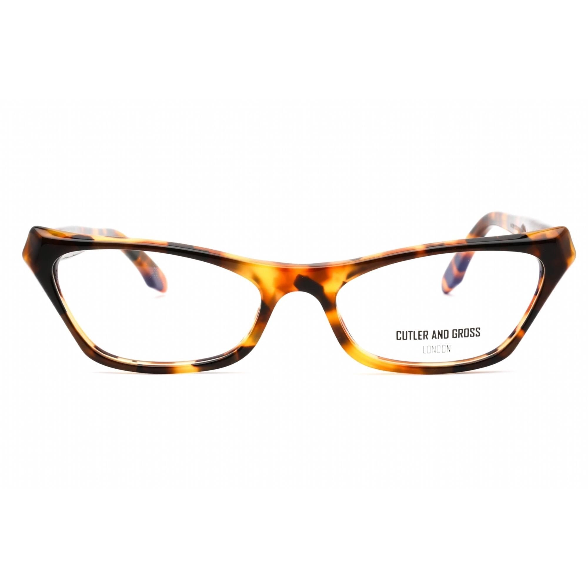 Cutler And Gross Women's Eyeglasses - Tortoiseshell/Brown Cat Eye Frame | CG1329 003