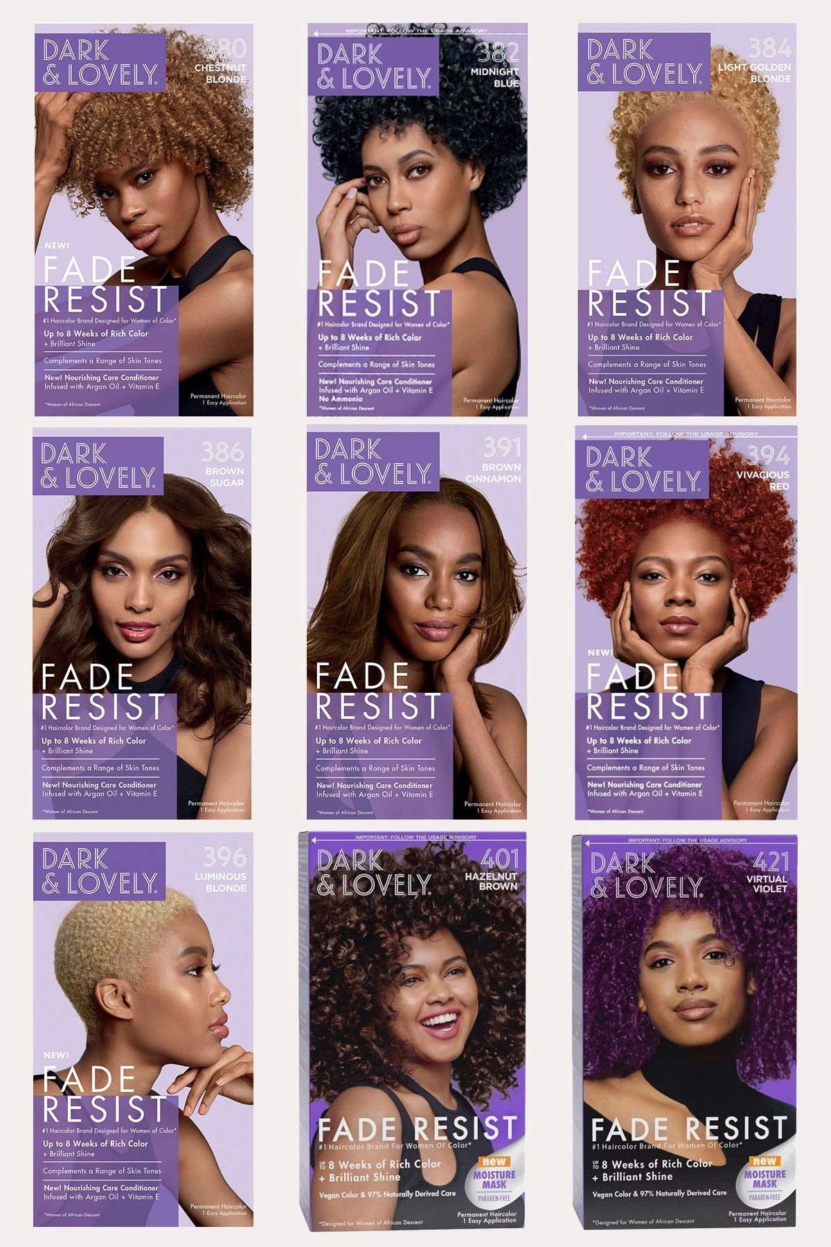 DARK AND LOVELY FADE RESIST RICH CONDITIONING COLOR KIT