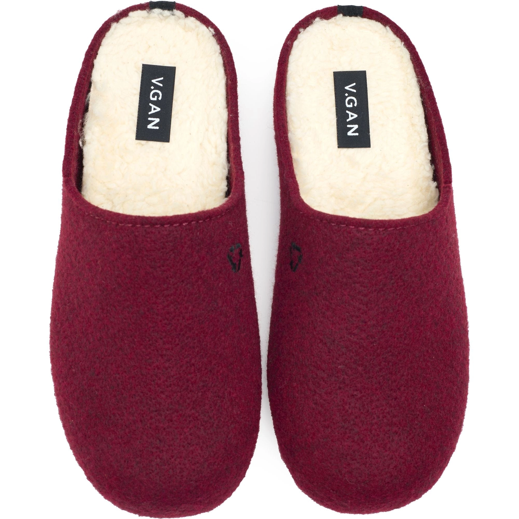 Date Men's Vegan Mule Slippers | Burgundy
