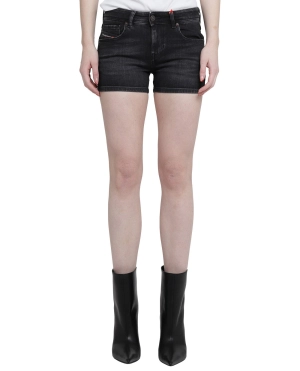 Diesel Low Rise Fitted Denim Shorts
