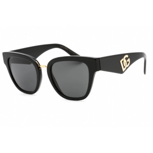 Dolce & Gabbana Women's Sunglasses - Full Rim Black Plastic Cat Eye | 0DG4437 501/87
