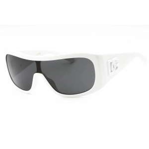Dolce & Gabbana Women's Sunglasses - White Acetate Shield Frame | 0DG4454 331287