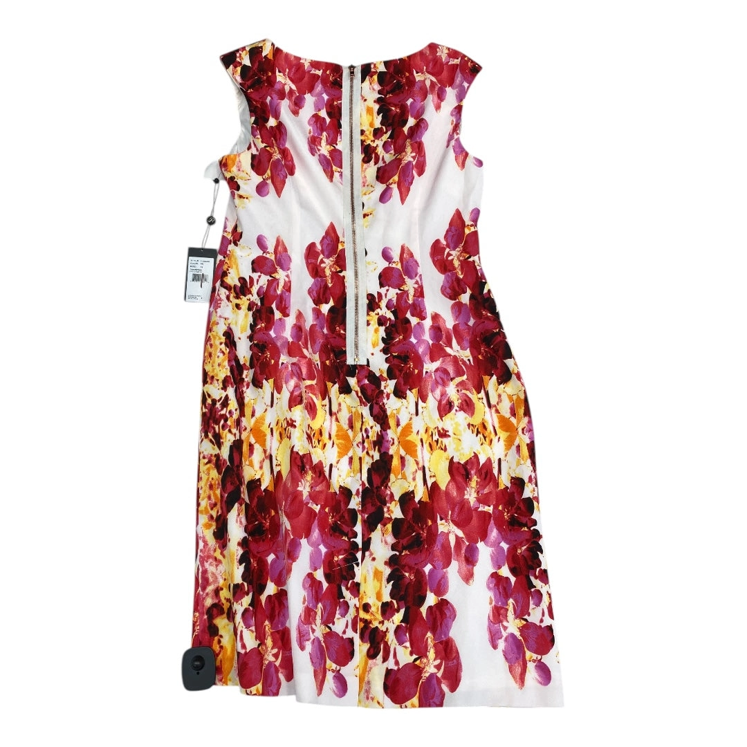 Dress Casual Midi By Adrianna Papell In Multi, Size:12