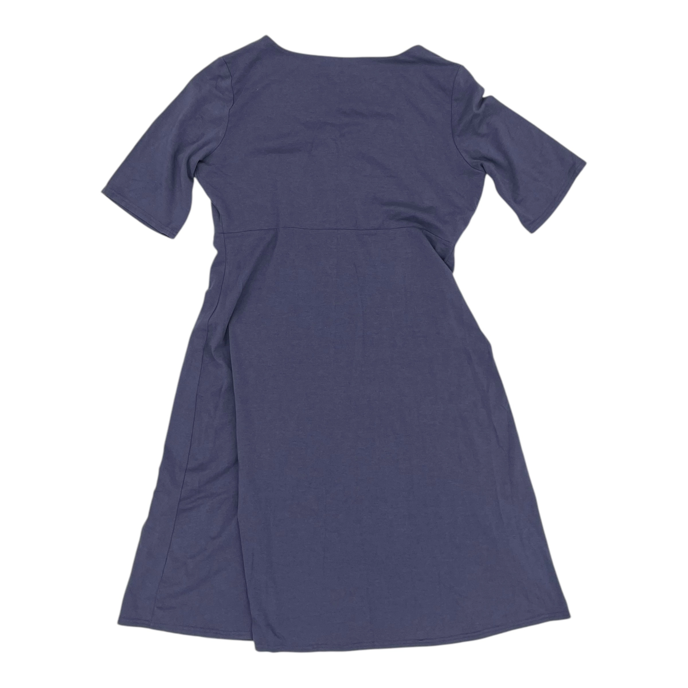 Dress Casual Midi By Garnet Hill In Purple, Size:M
