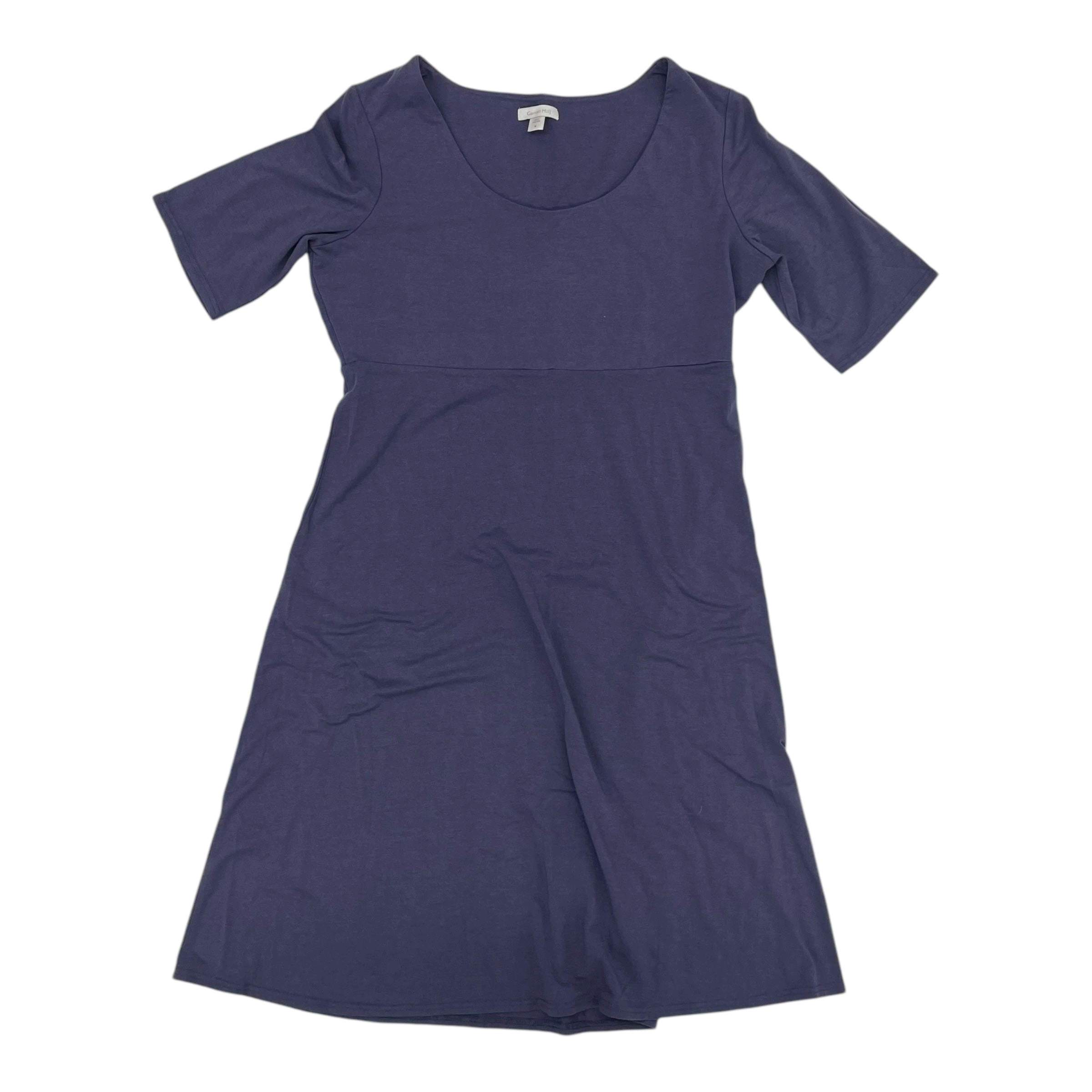 Dress Casual Midi By Garnet Hill In Purple, Size:M