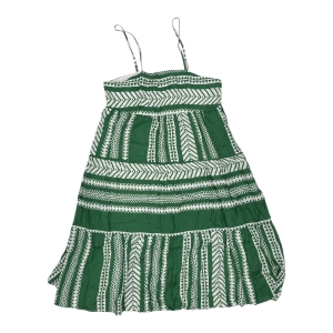 Dress Casual Midi By Jodifl In Green & White, Size:L