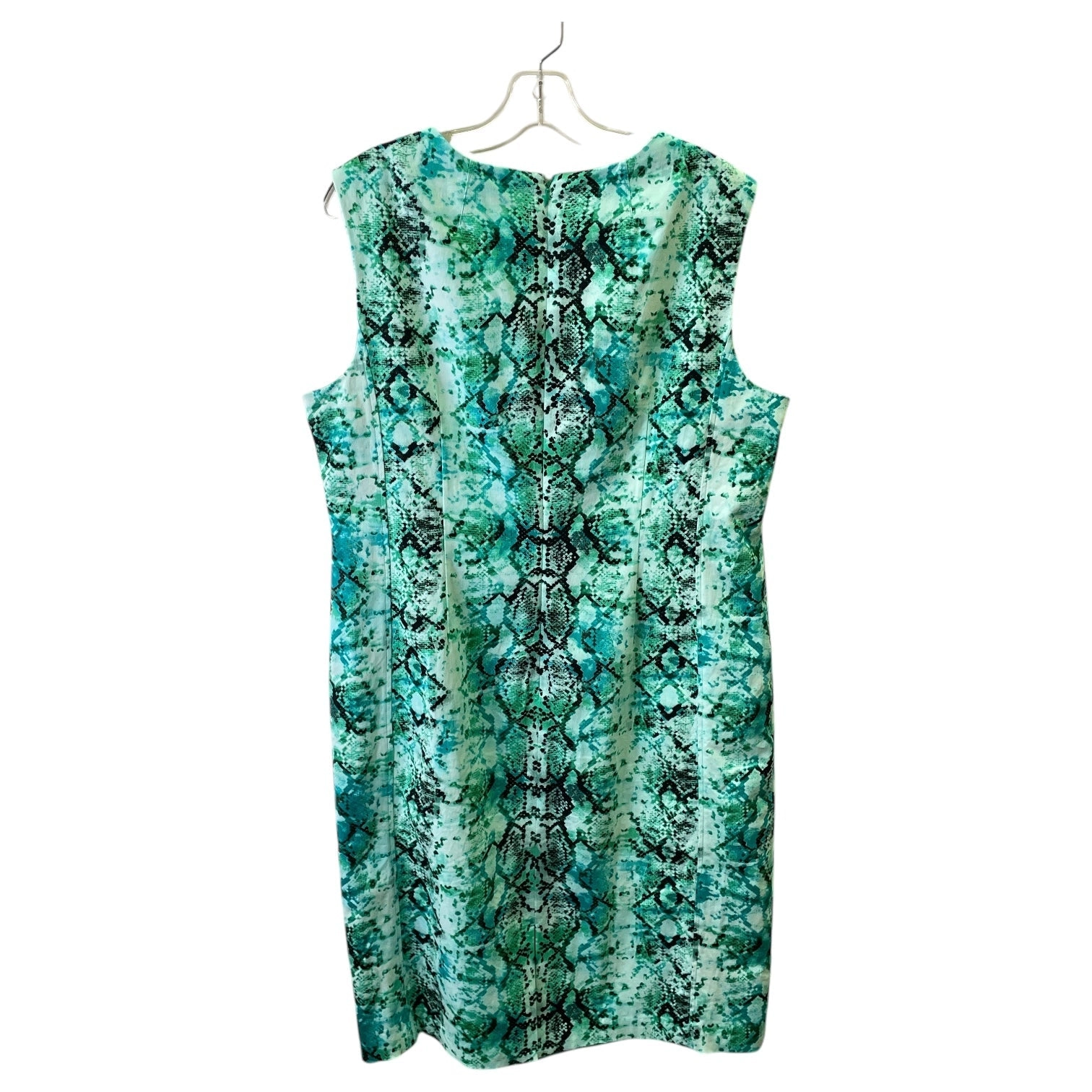 Dress Casual Midi By Liz Claiborne In Green, Size:18