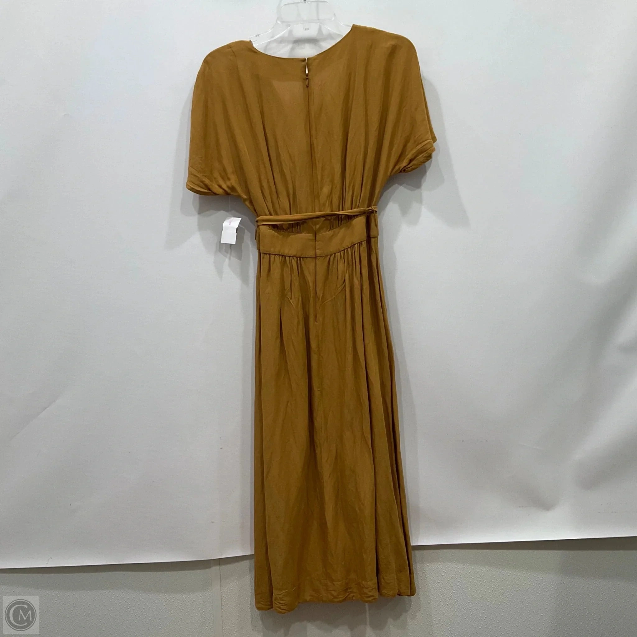 Dress Casual Midi By Madewell In Tan, Size: 4