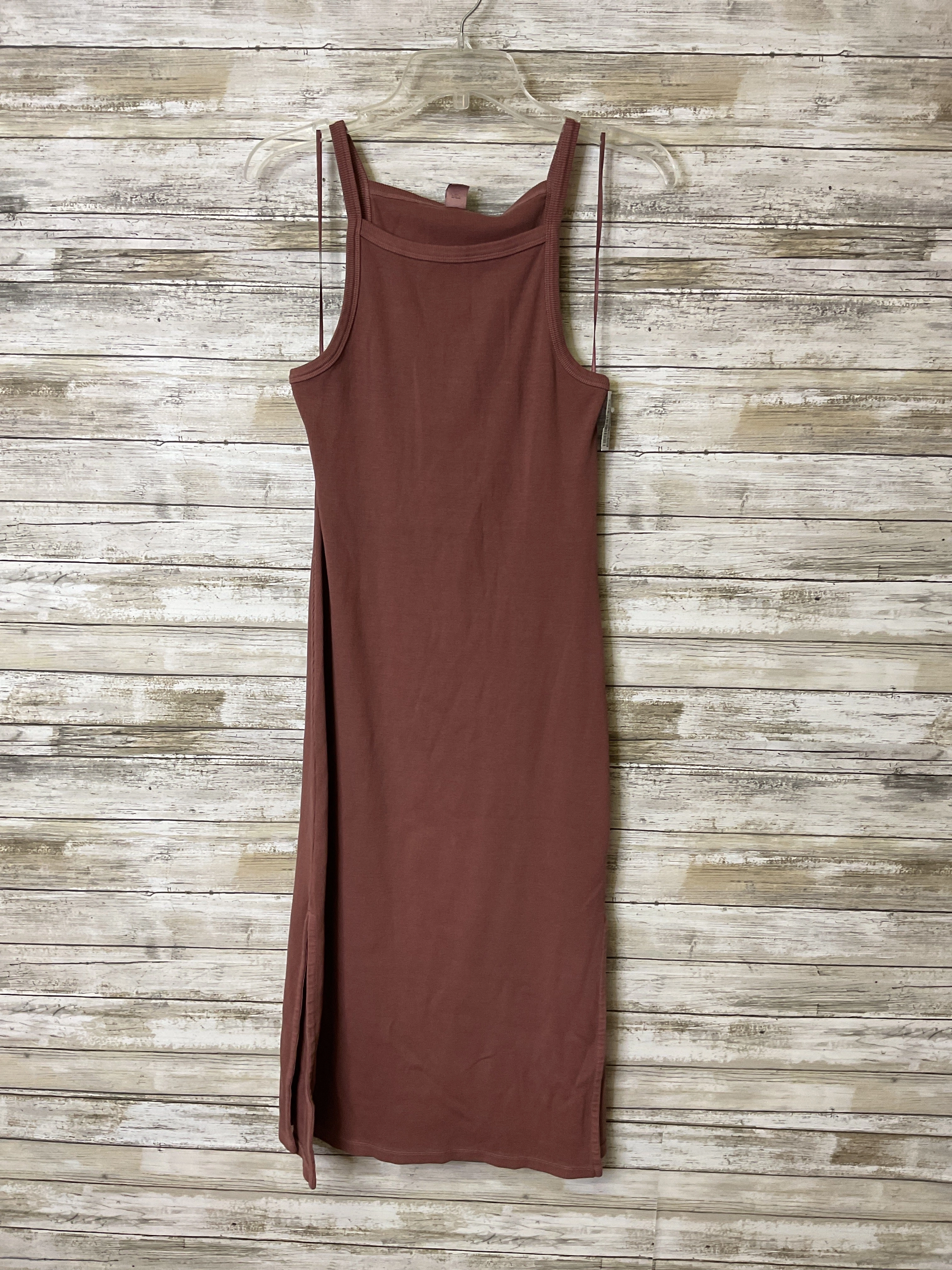 Dress Casual Midi By Old Navy In Brown, Size:L