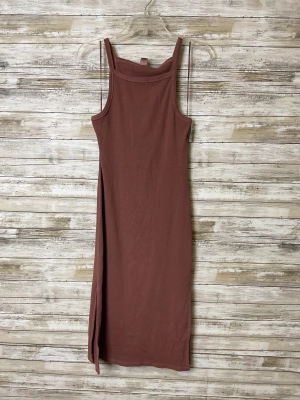 Dress Casual Midi By Old Navy In Brown, Size:L