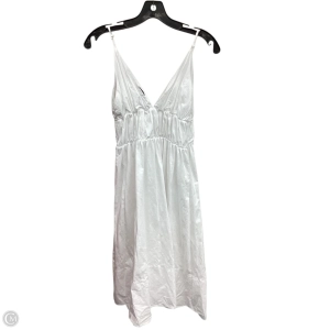 Dress Casual Midi By Zara In White, Size: L