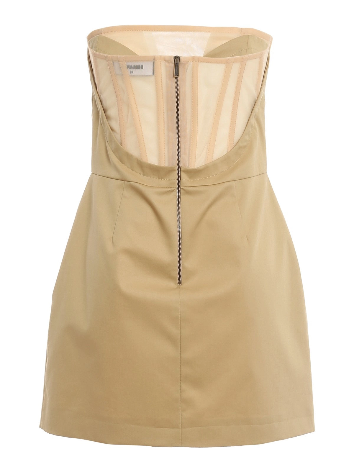 Dsquared2 Croset-Style Fitted Mini Dress