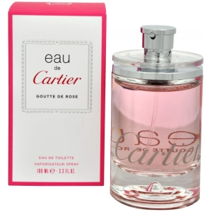 EAU DE CARTIER GOUTTE DE ROSE women edt Perfume 3.3 / 3.4 oz NEW in Box