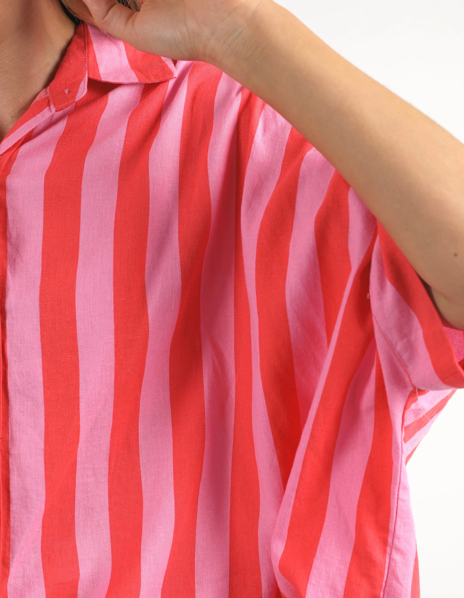 Elm Palermo Stripe Shirt Bittersweet/Strawberry Stripe