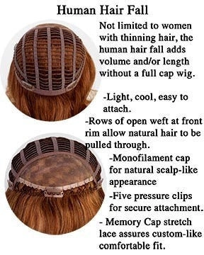 Feline by Raquel Welch | Human Hair | Mono Toppiece | CLEARANCE