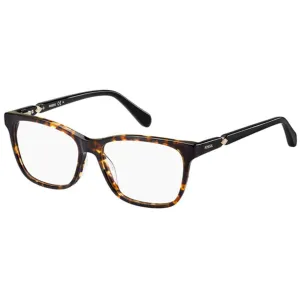 Fossil Women's Eyeglasses - Dark Havana Plastic Square Frame | FOSSIL FOS 7033 086