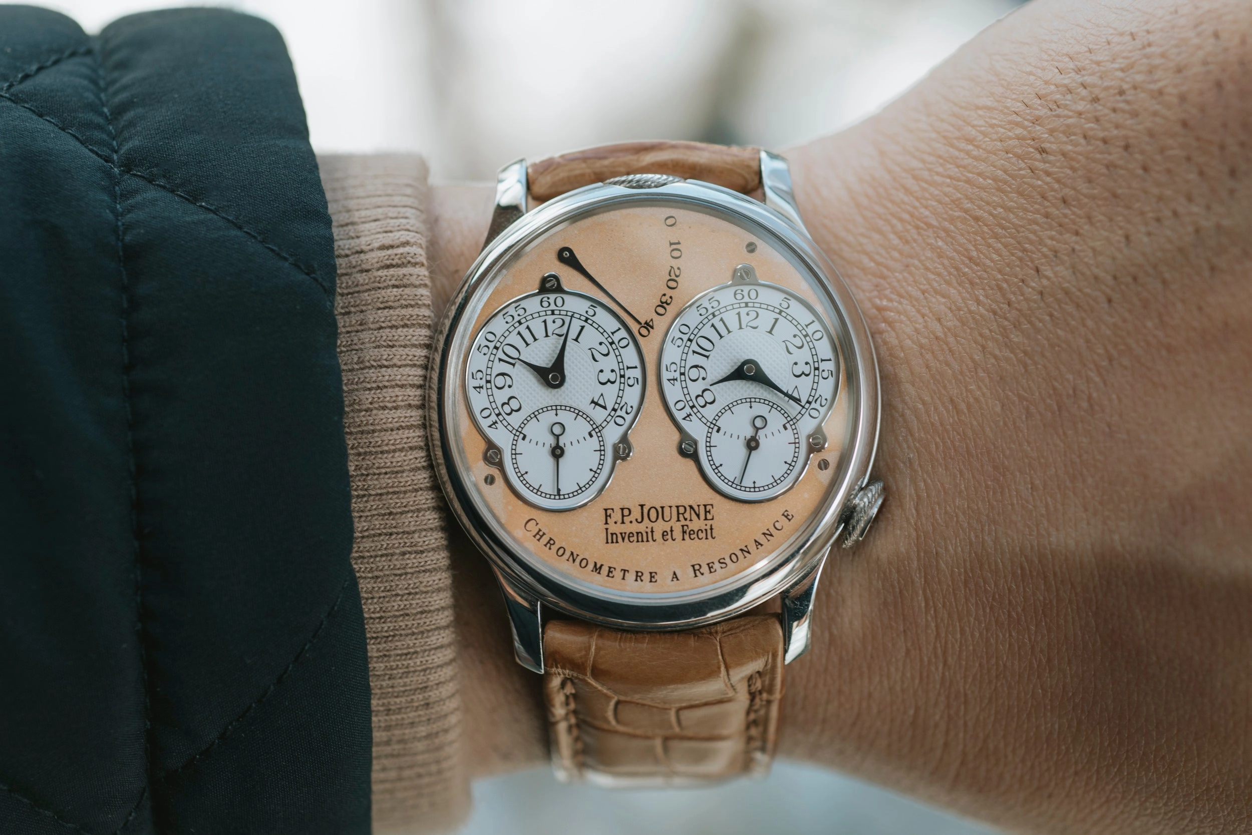 F.P. Journe Chronomètre à Résonance 'Brass Movement'
