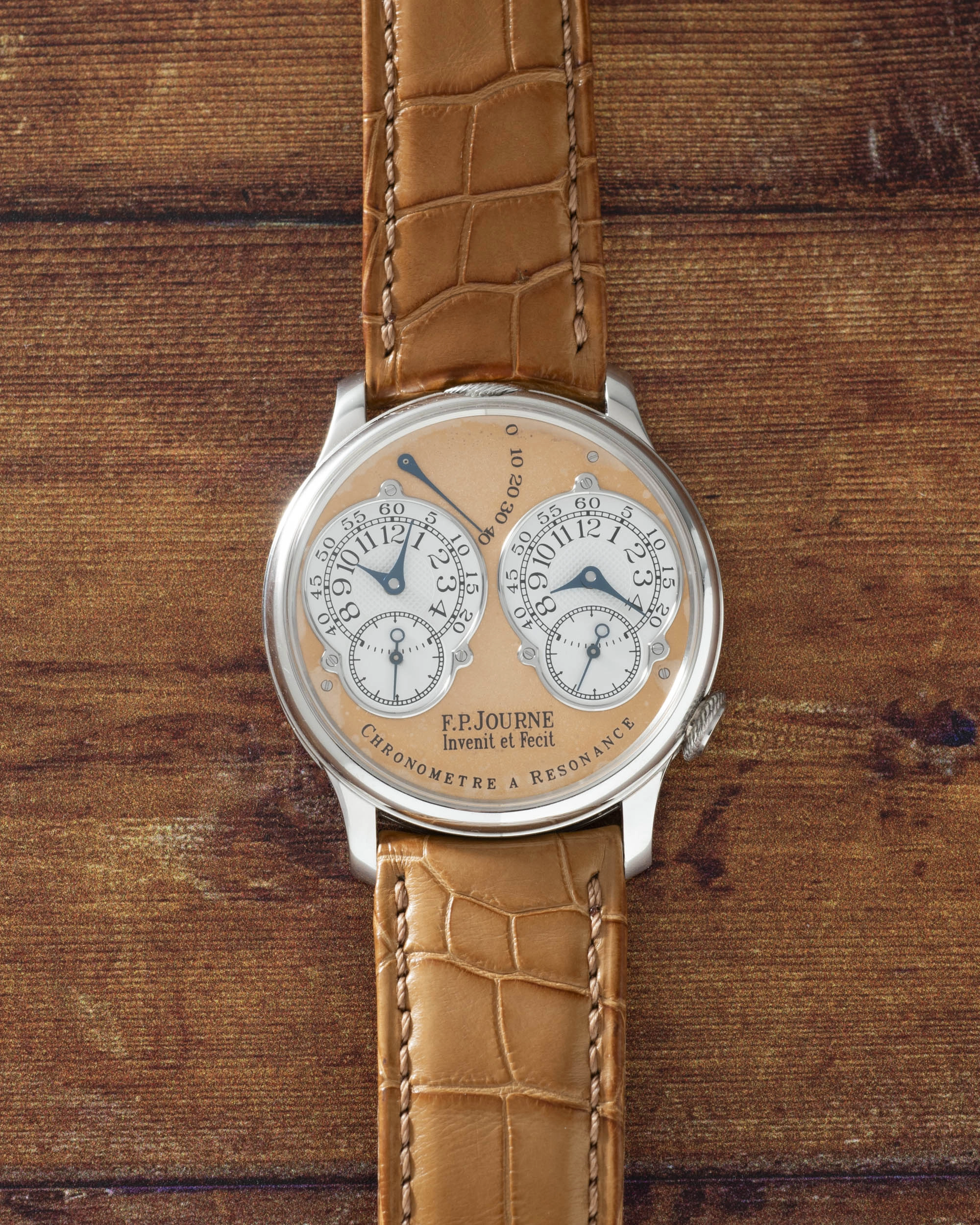 F.P. Journe Chronomètre à Résonance 'Brass Movement'