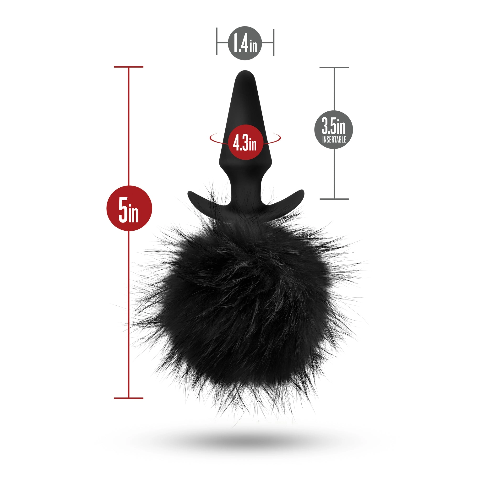 Fur Pom Pom Plug
