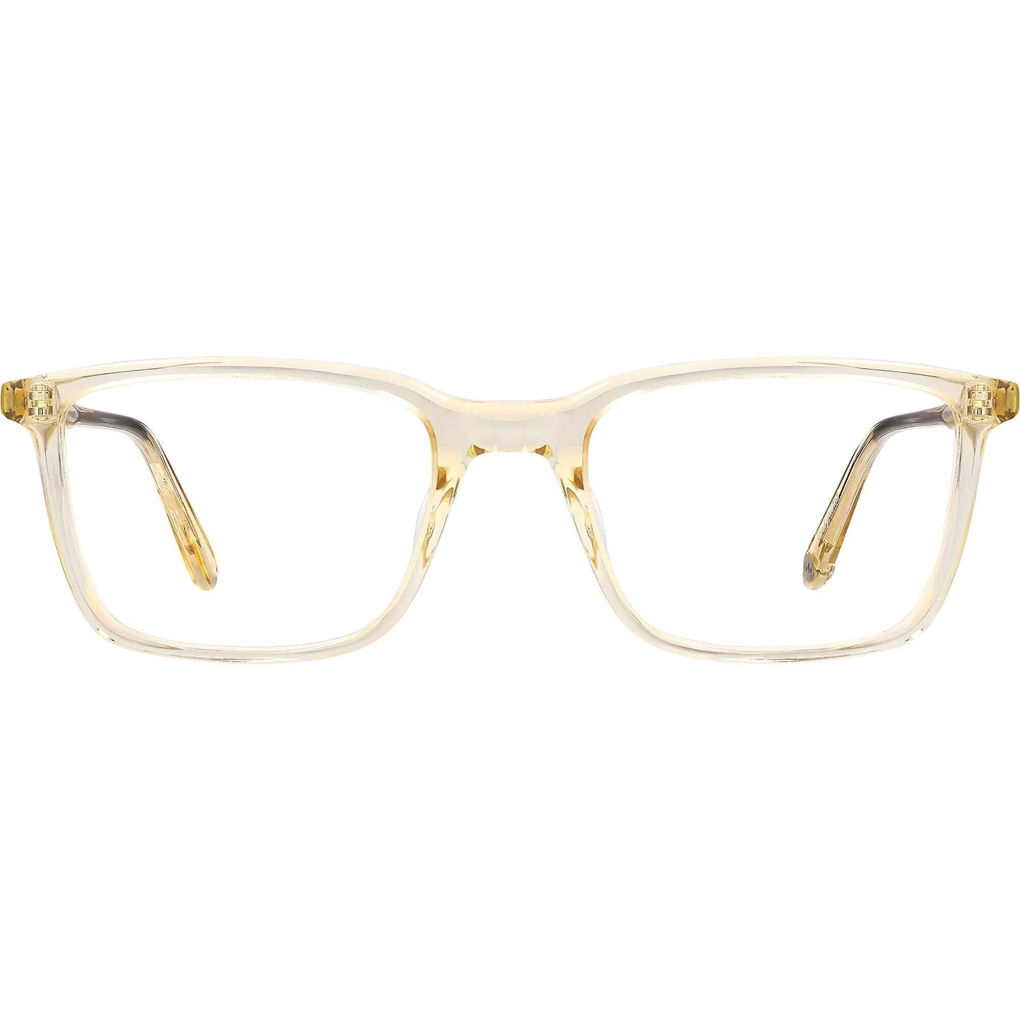 Garrett Leight Women's Eyeglasses - Champagne Acetate Square Full Rim Frame | MARCO CH