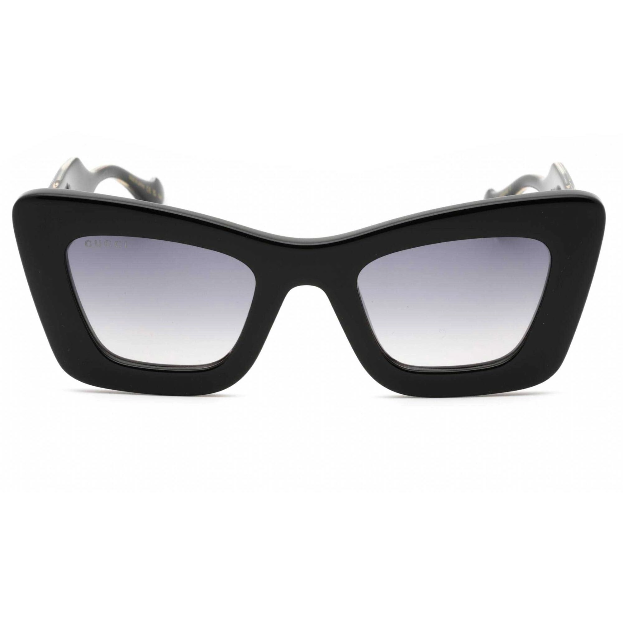 Gucci Women's Sunglasses - Black Cat Eye Full Rim Plastic Frame | GG1552S 001