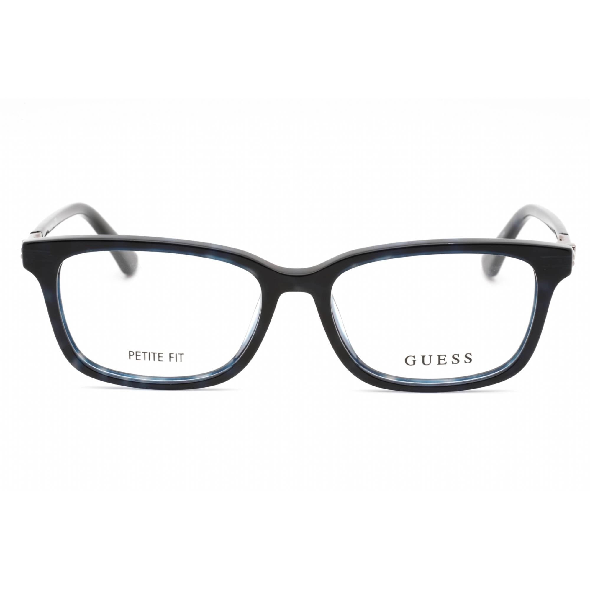 Guess Women's Eyeglasses - Blue/Other Plastic Rectangular Full Rim Frame | GU2907 092